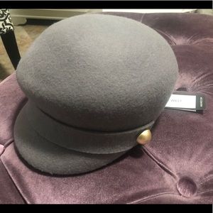 Pretty felt conductor-style hat